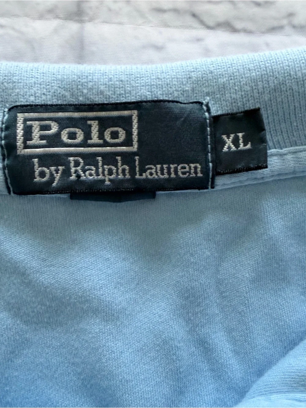 Polo Ralph Lauren Polo Shirt XL | Light Blue Vintage